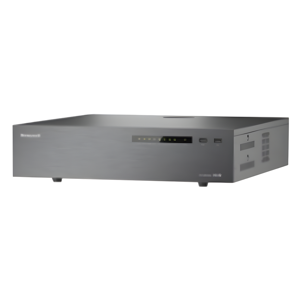 NVR de 64 canales IP con 8 bahías para disco duro, RAID 1/5/6 y 16 TB preinstalados, resolución 4K H.265, ONVIF y NDAA - Serie 35 HN35 PRO