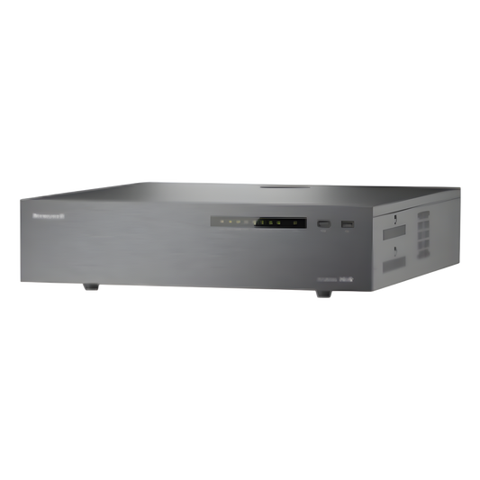 NVR de 64 canales IP con 8 bahías para disco duro, RAID 1/5/6 y 16 TB preinstalados, resolución 4K H.265, ONVIF y NDAA - Serie 35 HN35 PRO