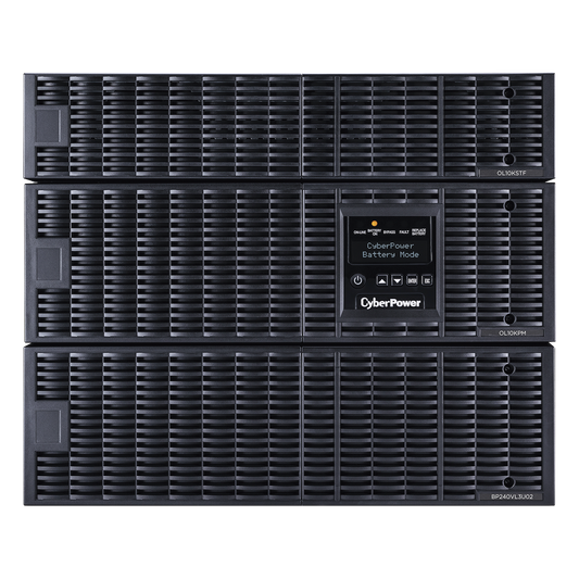 UPS de 10000 VA/10000 W, Online Doble Conversión, 200 - 240 Vac de Entrada, 120 - 240 Vac de Salida, Entrada Hardwired, Onda Senoidal Pura, Torre o Rack de 8 UR, Con 6 Tomas NEMA 5-20R, 3 NEMA L6-30R y Terminal Hardwire