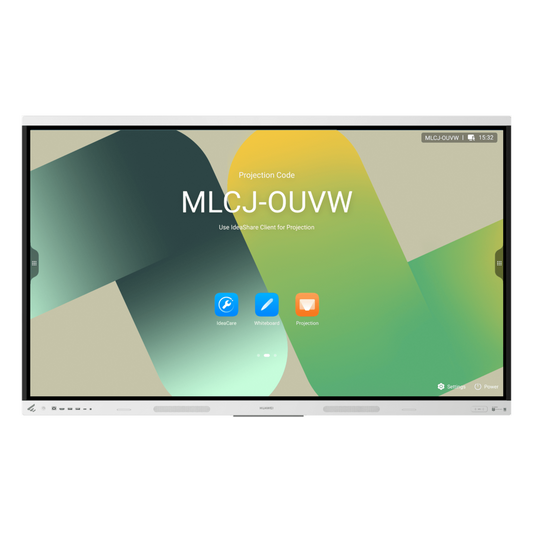 Pantalla Interactiva IdeaHub Board 3 Base de 65" / 4K / 8 GB RAM / 128 GB Flash / Android 15 / Wi-Fi 6  / 25 ms Latencia de Escritura / Gestión desde la Nube