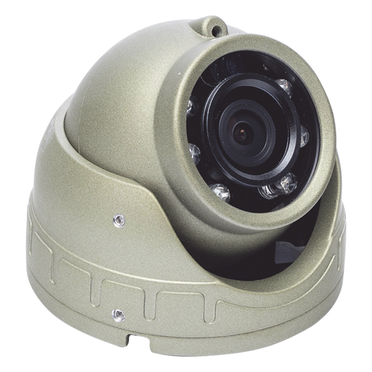 Cámara Mini Domo AHD 2 Megapixel / Lente 2.8 mm / 3 mts IR / Micrfono Integrado / Uso en Interior / Compatible con DVR´s Moviles Streamax / Conector Tipo Aviación