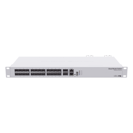 Cloud Router Switch, Sistema Operativo Dual 24 Puertos 10G SFP+, 2 Puertos 40G QSFP+