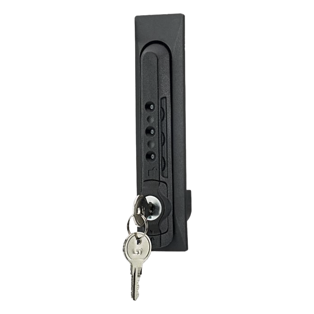Chapa de Combinación de 3 Dígitos con Llave, Compatible con Gabinetes Tipo N, Tipo S y Tipo D de Panduit, Color Negro