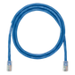 Cable de Parcheo UTP Categoría 5e, con Plug Modular en Cada Extremo - 2 Metros (6.56 Pies) - Azul