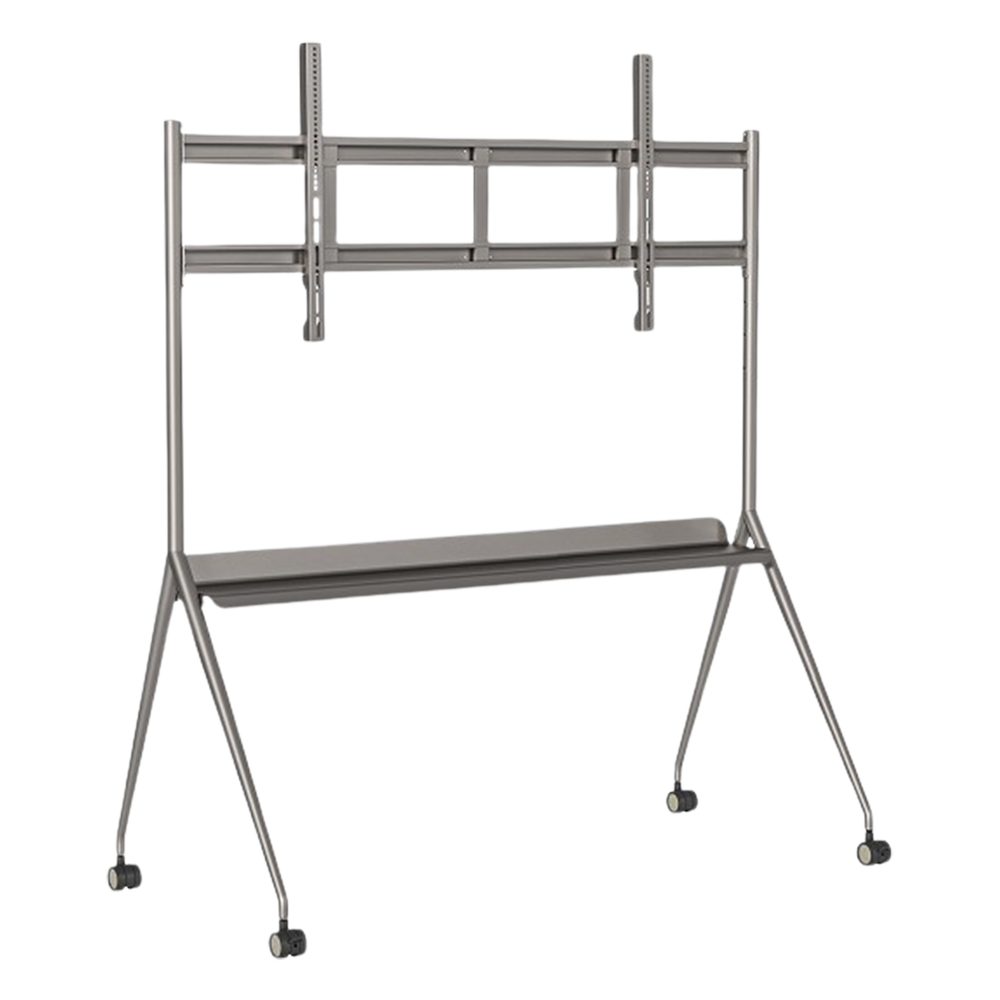 Montaje de Piso Móvil para Pantallas de 75 y 86" / Compatible con VESA / Incluye Soporte para Pantalla