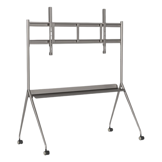 Montaje de Piso Móvil para Pantallas de 75 y 86" / Compatible con VESA / Incluye Soporte para Pantalla