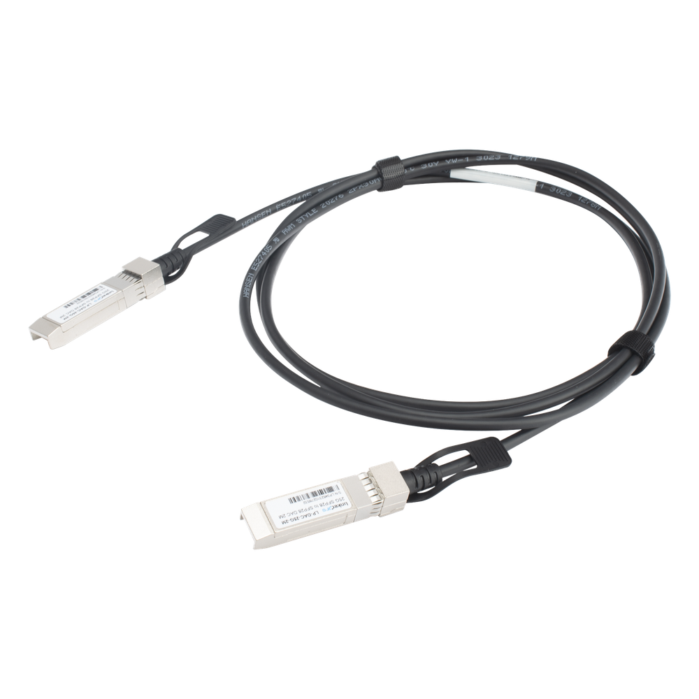 Cable DAC SFP28 de 25 Gbps a 25 Gbps / Passive Direct Attach Copper Twinax Cable / Longitud: 2 metros