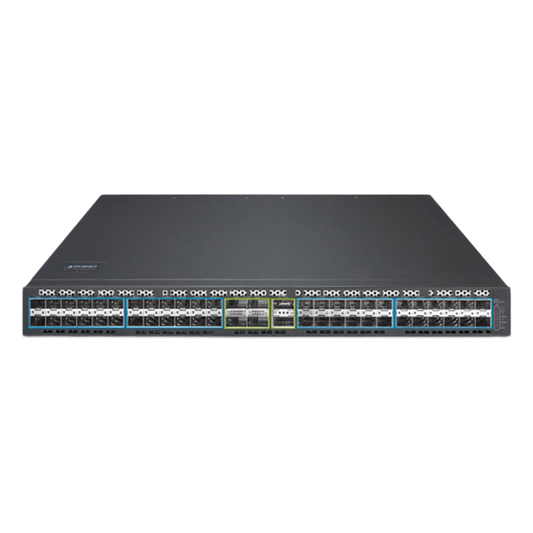 Switch Administrable Stacking Capa 3 de 48 puertos SFP de 10G+, 2 Puertos QSFP+ de 40G, 4 Puertos QSFP28 de 100G, Capacidad de Conmutación de Hasta 1.92Tbps