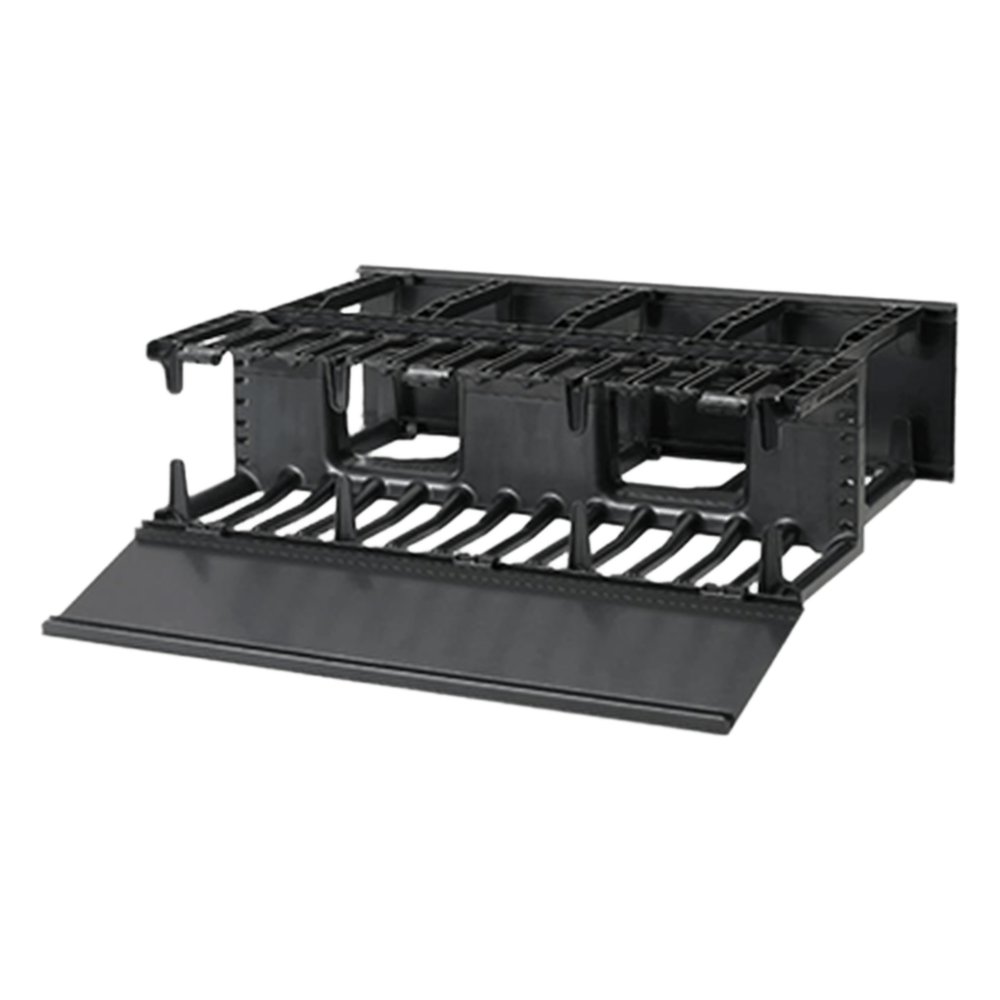 Organizador de Cables Horizontal NetManager, Doble (Frontal y Posterior), Para Rack de 19in, 3UR