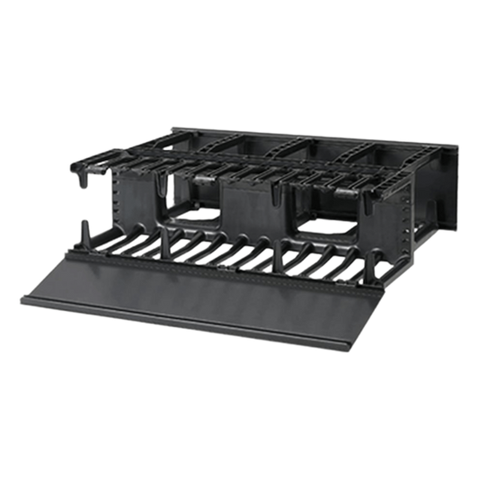Organizador de Cables Horizontal NetManager, Doble (Frontal y Posterior), Para Rack de 19in, 3UR