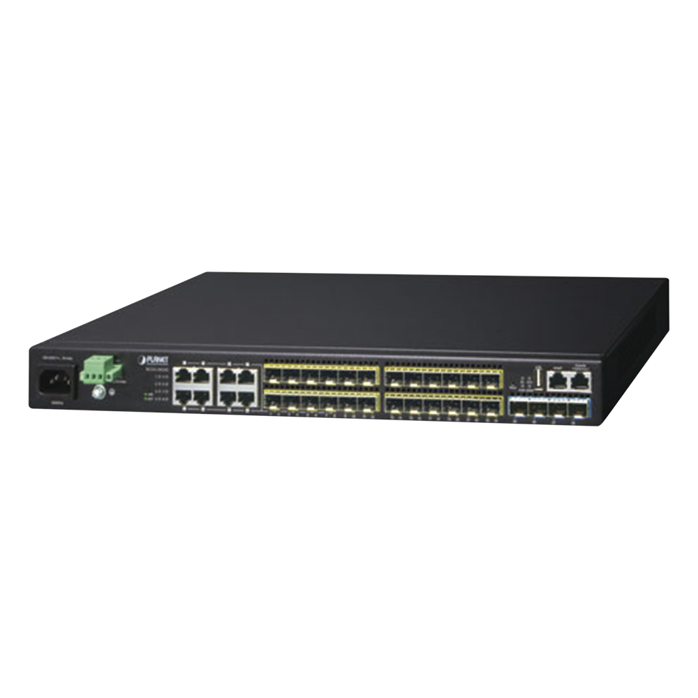 Switch Core Capa 3, 24 Puertos SFP 100/1000X, 8 Puertos Compartidos Gigabit Ethernet, 4 Puertos SFP de 10 Gbps
