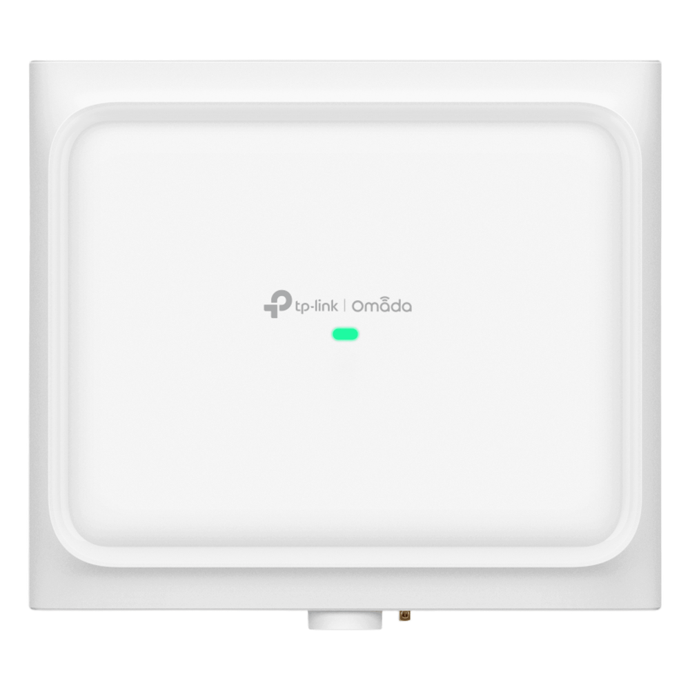 Punto de Acceso Exterior WiFi 6  AX3000 / 2402 Mbps 5 GHz + 574 Mbps 2.4 GHz / Antenas Direccionales 8-10 dBi / IP68 -30°C a +70°C / 802.11k/v/r Roaming / PoE+ / Cloud Omada