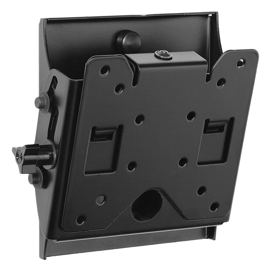 Soporte de Pared Inclinable / Para Pantallas 10" a 29" / VESA 75x75 y 100x100 mm / Carga Máxima 80 lb (36 kg) / Inclinación +15°/-5° / Perfil Bajo 1.58" (40 mm) / UL Listed / Montaje Hook-and-Hang™ / Opciones de