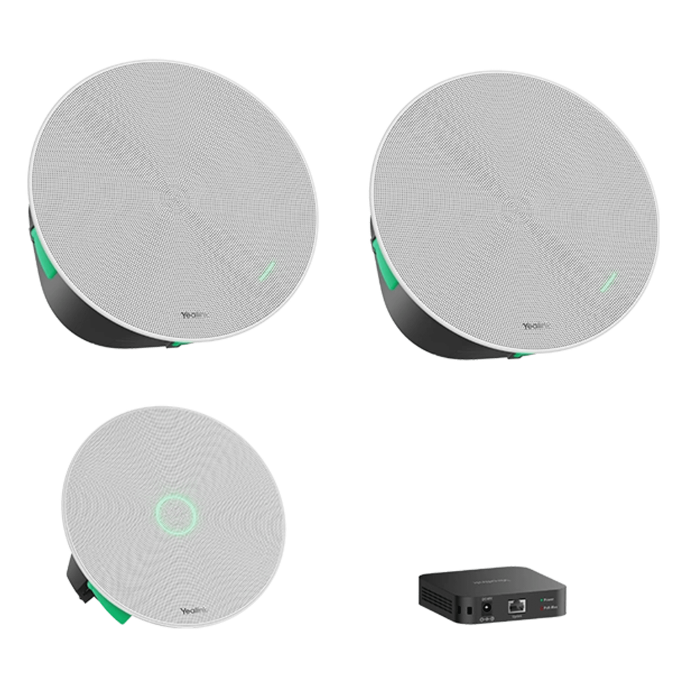 Kit de audio Yealink CMKit-121 con micrófono y altavoces PoE