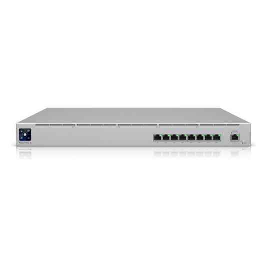 USW Mission Critical – Switch PoE con Batería Integrada de 368 Wh para Alimentación Ininterrumpida de hasta 8 Dispositivos con 120 W PoE Total Disponible