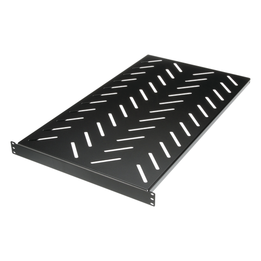 Charola para Soportar Equipos en Rack de 19" de 4 Postes, Profundidad Máxima de 30 in, Capacidad de Carga de 125 kg, 1 UR