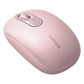 Mouse Inalámbrico 2.4G 800/1200/1600/2400 DPI | Función de 3 botones | Alcance 10m | Silencioso |  Ergonómico | Anti-caída y Anti-interferencias | Batería Alcalina AA incluida  | Color Dusty Pink.