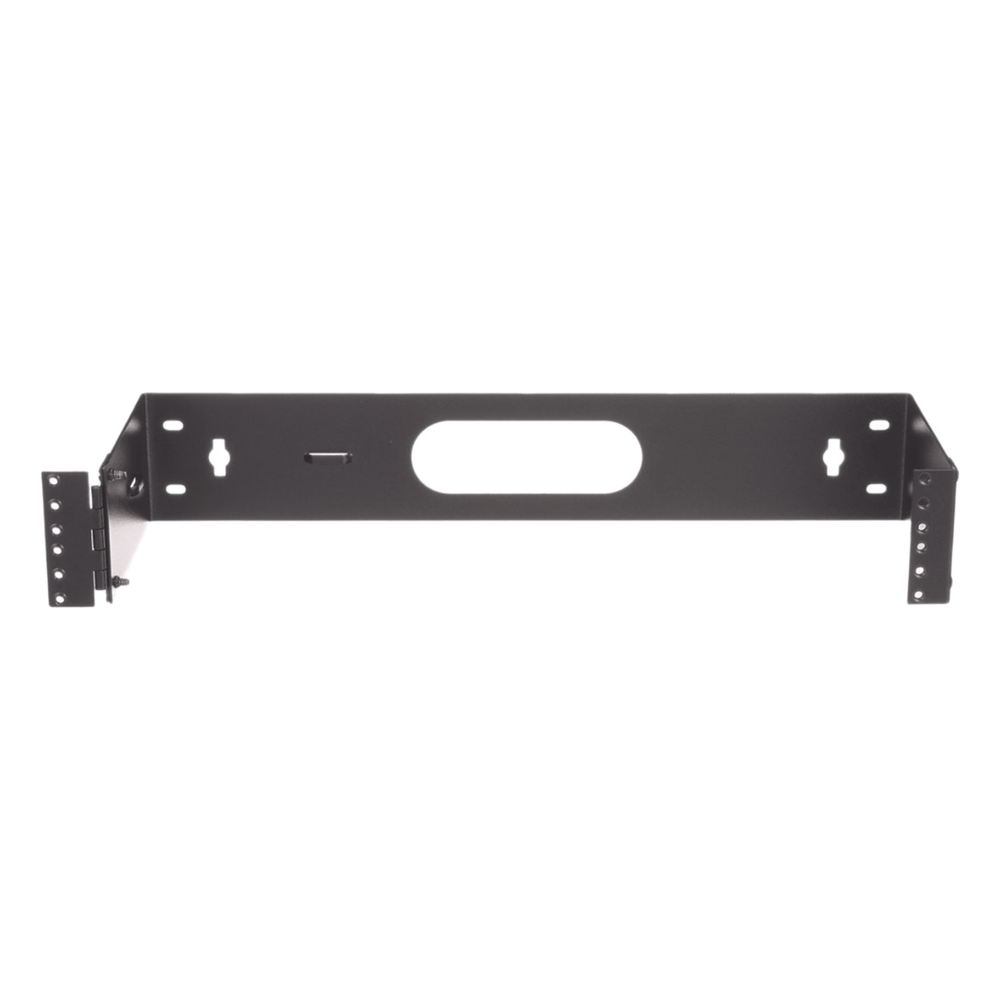 Rack Abierto de Instalación en Pared con Bisagras, Profundidad de 159 mm, 19 in de Ancho, 2 UR, Color Negro