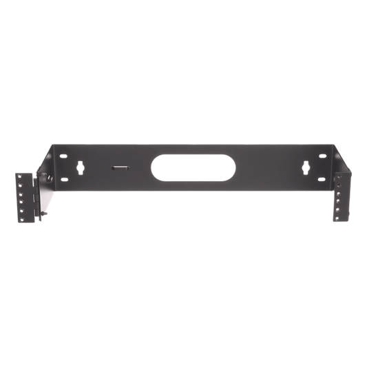 Rack Abierto de Instalación en Pared con Bisagras, Profundidad de 159 mm, 19 in de Ancho, 2 UR, Color Negro