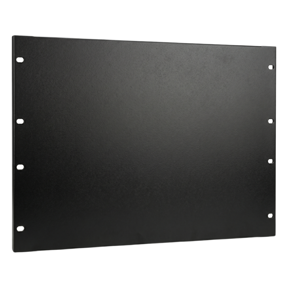Tapa Ciega para Rack de 19 Pulgadas, 3 UR, Acero Negro