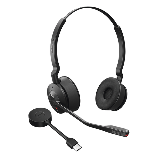 Diadema / Auricular Jabra Engage 55 Stereo / DECT USB-A / Cancelación Activa de Ruido / 150m Alcance (9559-450-125)
