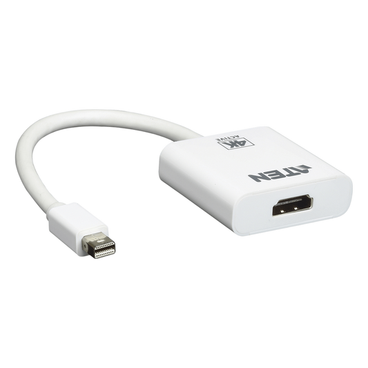 Adaptador activo de Mini DisplayPort a HDMI 4K | DisplayPort 1.2a | Compatible con audio