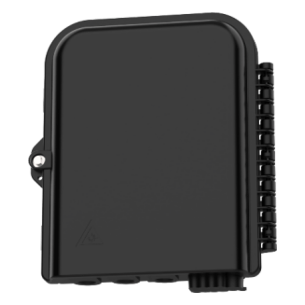 Cierre de Empalme para 24 fusiones de fibra óptica, Interior/Exterior, con 8 acopladores SC/APC y splitter 1x8 SC/APC Incluido, IP65, 3 Puertos para Fibra Troncal o Distribución