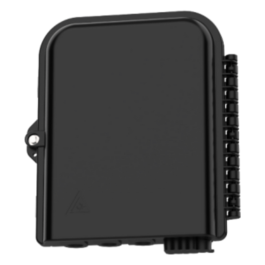 Cierre de Empalme para 24 fusiones de fibra óptica, Interior/Exterior, con 8 acopladores SC/APC y splitter 1x8 SC/APC Incluido, IP65, 3 Puertos para Fibra Troncal o Distribución