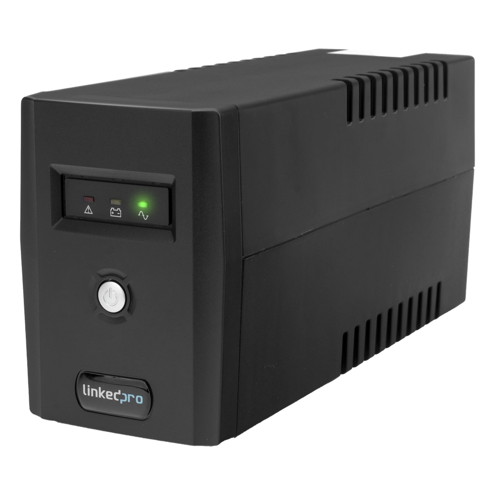 UPS 800VA/480 W Línea Interactiva 120Vca / 6 tomas 5-15R (4 Respaldadas) / Regulación de Voltaje / Protección RJ45