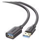 Cable Extensor USB 3.0 / 1 Metro / Macho-Hembra / 5 Gbps / Ultra Durabilidad / Núcleo de cobre estañado 28/22 AWG / Blindaje interior múltiple / Ideal para teclado, mouse , etc.