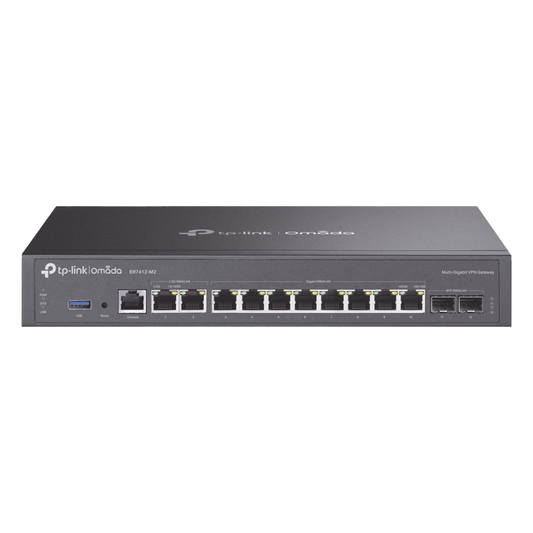 Router Omada VPN / SDN Multi-WAN Gigabit / 2 Puertos WAN/LAN RJ45 2.5 Gigabit / 8 Puertos WAN/LAN RJ45 Gigabit / 2 Puertos WAN/LAN SFP Gigabit / 1,000,000 Sesiones Concurrentes / Administración Centralizada Omada o Stand-Alone
