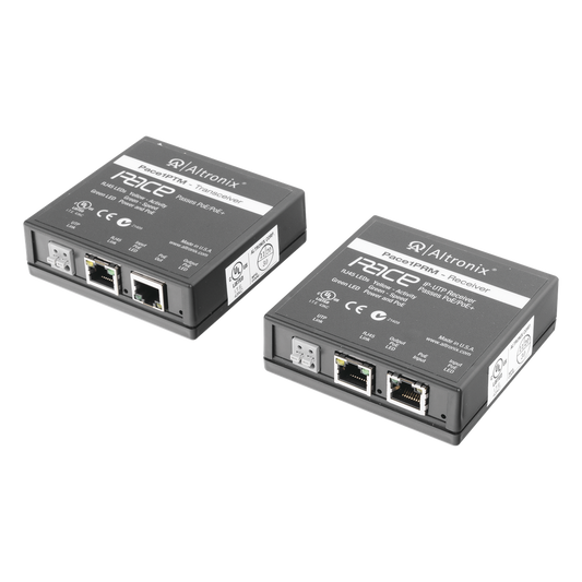 Kit extensor IP y PoE por cable UTP CAT5E hasta 500 mts @ 100 mbps