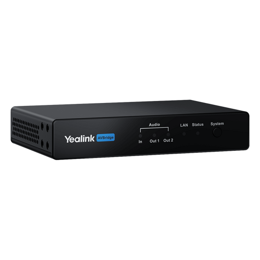 Caja de Audio AV-BRIDGE de Yealink con Procesamiento Profesional para Salas de Reuniones