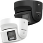 [ PROTECCIÓN ACTIVA ] Turret IP Panorámica 8 Megapíxel / Color Negro / 2 Lentes 4 mm (180°) / Imagen a Color 24/7 (ColorVu) / PoE / WDR 130° / IP67 / ACUSENSE / Luz Estroboscópica y Alarma Audible / 30 mts Luz Blanca /