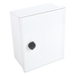 Gabinete de Poliéster IP65 Uso en Intemperie (250 x 300 x 140 mm) con Placa Trasera Interior de Plástico (Incluye Chapa y Llave).