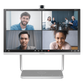 Sistema de Videoconferencia Todo en Uno DeskVision A24 de Yealink con cámara 4K y pantalla táctil de 24”