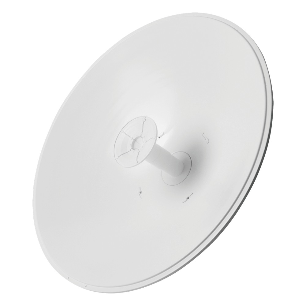 Antena Direccional airFiber X, ideal para enlaces Punto a Punto (PtP), frecuencia 5 GHz (4.9 - 5.8 GHz) de 30 dBi slant 45