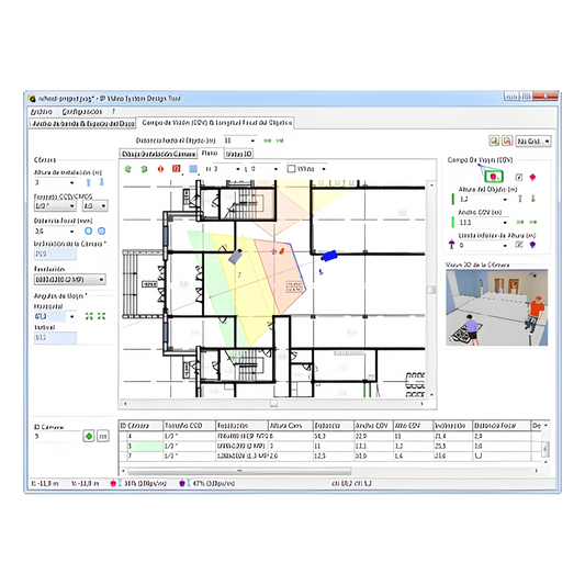 IP Video System Design PROFESSIONAL Tool / Software de Diseño para el Sistema de Vídeo IP / Hasta 64 Cámaras por Proyecto