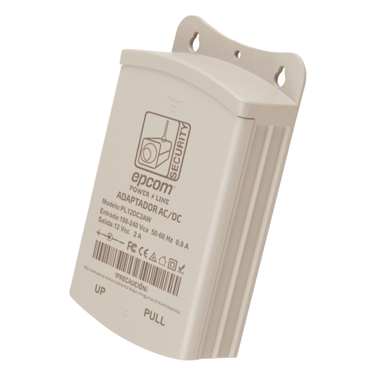 Fuente de Poder para Exterior / 12 Vcc / 2 Amp / 1 Salida / Voltaje de Entrada de 100 - 240 VCA