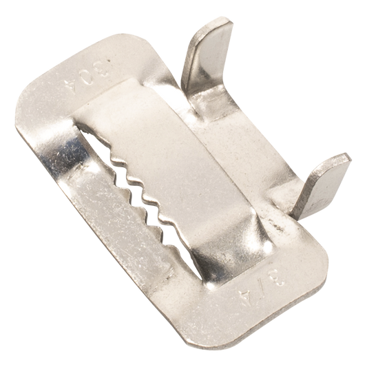 Hebilla de Acero Inoxidable T, 3/4", 100 piezas