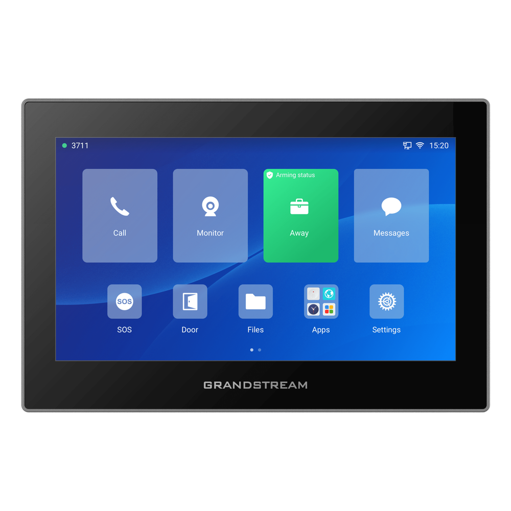 Estación de Intercomunicación SIP con Wi-Fi 6, Bluetooth y Control Total para Agendamiento de Salas y Edificios Inteligentes (Color Negro)