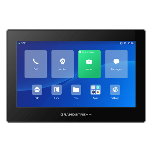 Estación de Intercomunicación SIP con Wi-Fi 6, Bluetooth y Control Total para Agendamiento de Salas y Edificios Inteligentes (Color Negro)