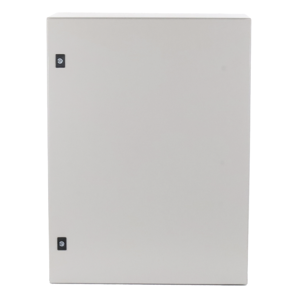 Gabinete de Acero, Nema 4 -IP 65 de 60 x 80 x 30 cm con Platina.