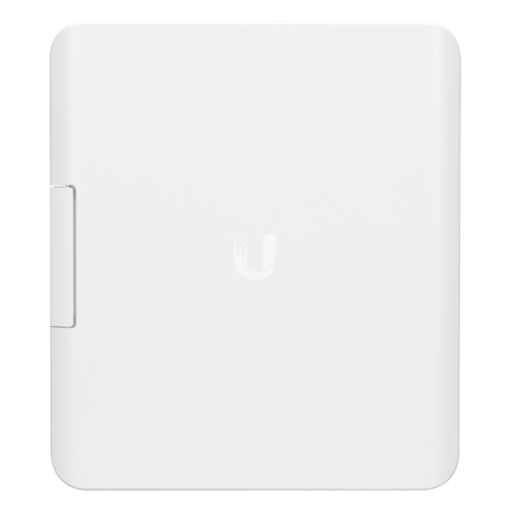 Gabinete de Exterior para Switch Ubiquiti USW-Flex con Montaje en Poste e Inyector PoE 60W