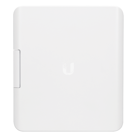 Gabinete de Exterior para Switch Ubiquiti USW-Flex con Montaje en Poste e Inyector PoE 60W