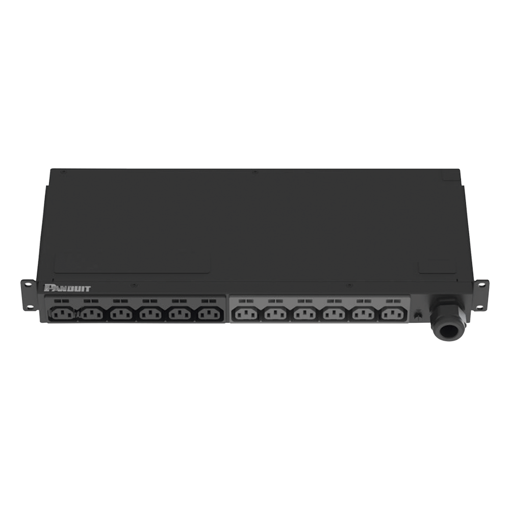 PDU Básico para Distribución de Energía, Enchufe de Entrada NEMA L6-30P, Con 12 Contactos C13, Instalación Horizontal de 19in, 1UR, 30 Amp, 208 Vca