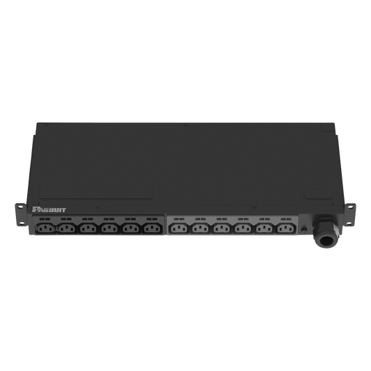 PDU Básico para Distribución de Energía, Enchufe de Entrada NEMA L6-30P, Con 12 Contactos C13, Instalación Horizontal de 19in, 1UR, 30 Amp, 208 Vca