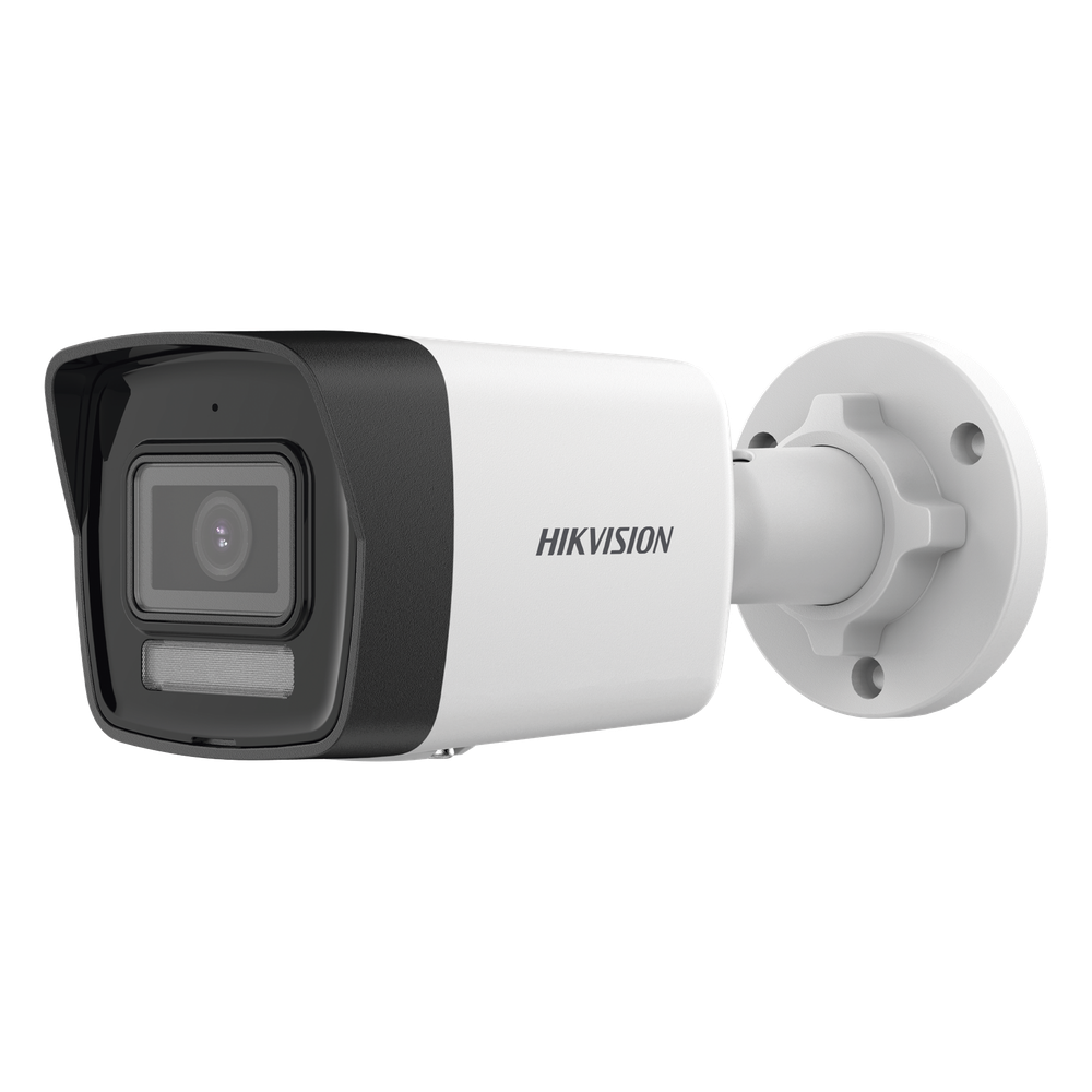 [Dual Light] Bala IP 8 Megapixel (4K) / Lente 2.8 mm / 30 mts IR + 30 mts Luz Blanca / Micrófono Integrado / ACUSENSE Lite / Exterior IP67 / H.265 / PoE  / Micro SD