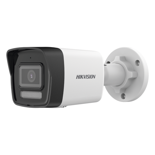 [Dual Light] Bala IP 8 Megapixel (4K) / Lente 2.8 mm / 30 mts IR + 30 mts Luz Blanca / Micrófono Integrado / ACUSENSE Lite / Exterior IP67 / H.265 / PoE  / Micro SD