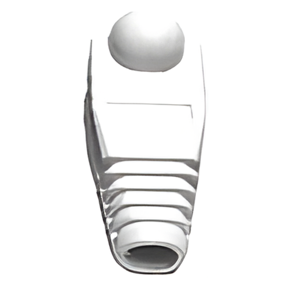 Bota Plástica para Protección de Plug RJ45, Color Blanco